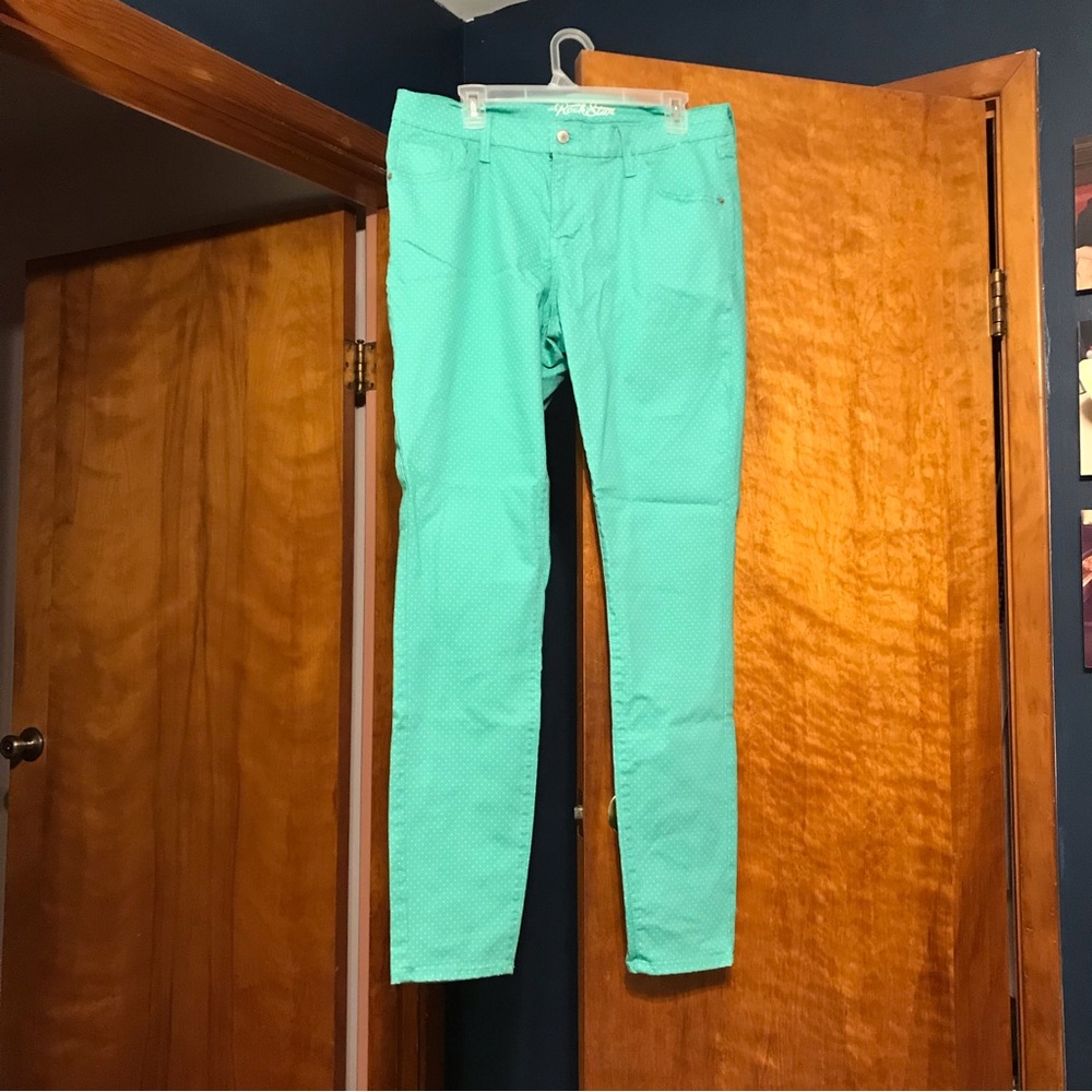 Old Navy Rock Star Stretch Jeans, Green Goddess color